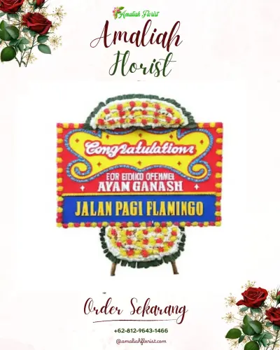 Bunga Papan Congratulation di Kalumpang